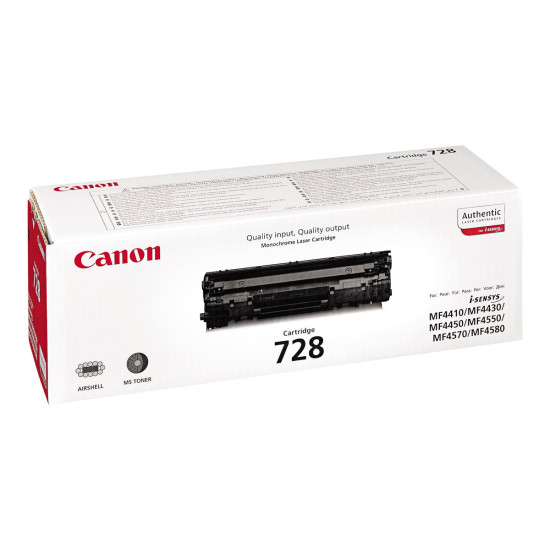 Тонер касета CANON CRG-728 toner cartridge black standard capacity 2.100pages 1-pack