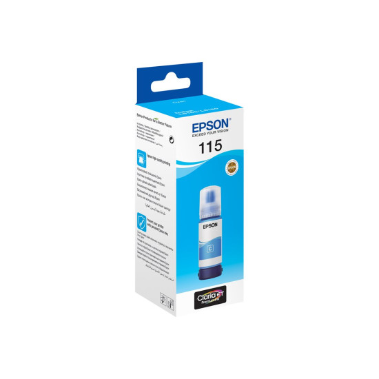 Мастило EPSON1LB 115 EcoTank Cyan ink bottle