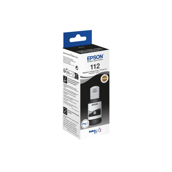 Мастило EPSON4LB 112 EcoTank Pigment Black ink bottle