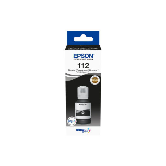 Мастило EPSON4LB 112 EcoTank Pigment Black ink bottle