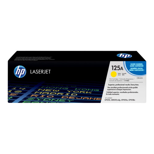 Тонер касета HP 125A original Colour LaserJet Toner cartridge CB542A yellow standard capacity 1.400 pages 1-pack