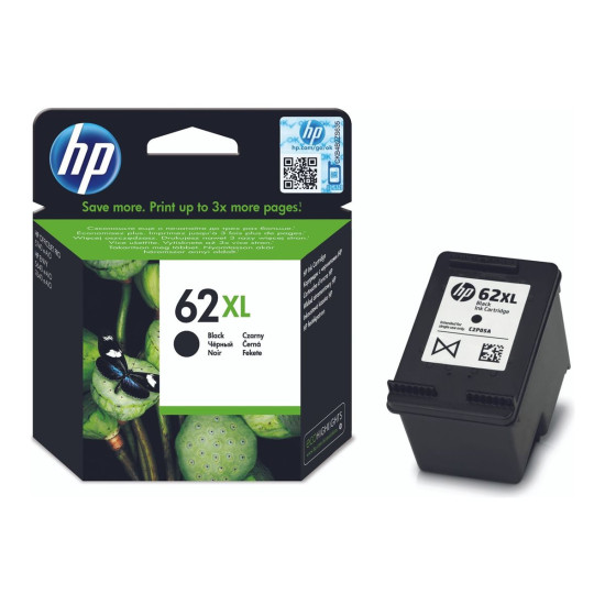 Мастило HP 62XL original Ink cartridge C2P05AE UUS black high capacity 1-pack