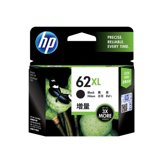 Мастило HP 62XL original Ink cartridge C2P05AE UUS black high capacity 1-pack