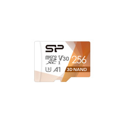 Карта памет SILICON POWER memory card Superior Pro Micro SDXC 256GB UHS-I U3 V30 +adapter