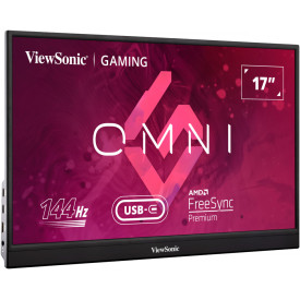 Монитор VIEWSONIC VX1755 Portable Gaming Monitor 17.3 inch 1920x1080 IPS LED mini HDMI 2xUSB-C speakers Adaptive Sync