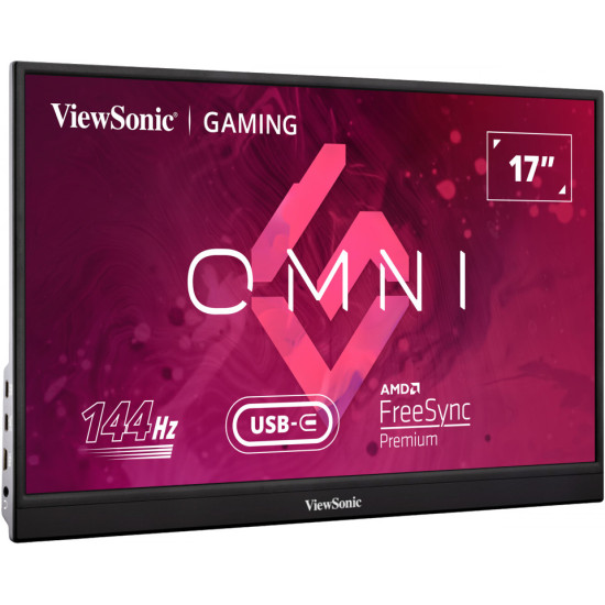 Монитор VIEWSONIC VX1755 Portable Gaming Monitor 17.3 inch 1920x1080 IPS LED mini HDMI 2xUSB-C speakers Adaptive Sync