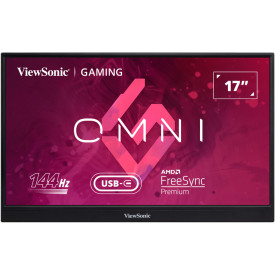 Монитор VIEWSONIC VX1755 Portable Gaming Monitor 17.3 inch 1920x1080 IPS LED mini HDMI 2xUSB-C speakers Adaptive Sync