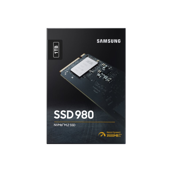 Вътрешен SSD диск SAMSUNG SSD 980 1TB M.2 NVMe PCIe 3.0 3.500 MB/s read 3.000MB/s write