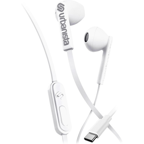 Слушалки URBANISTA USB-C Headphones with mic impedance 32 Ohm 20-20000 Hz Button controls white