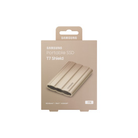 Външен SSD диск SAMSUNG T7 Shield 1TB USB 3.2 Gen 2 IPS 65 Beige