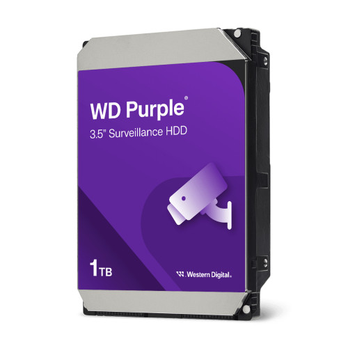 Вътрешен твърд диск WESTERN DIGITAL Purple 2TB SATA 6Gb/s CE HDD 3.5 inch internal 256MB Cache 24x7 Bulk
