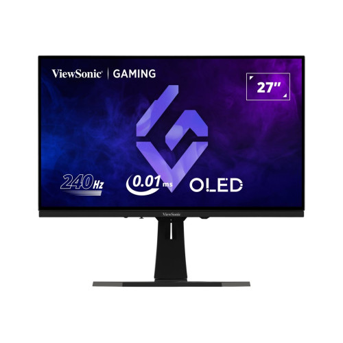 Монитор VIEWSONIC XG272-2K-OLED, 27 инча OLED 2560x1440, 16:9, 0.02ms, HDMI, DP, USB