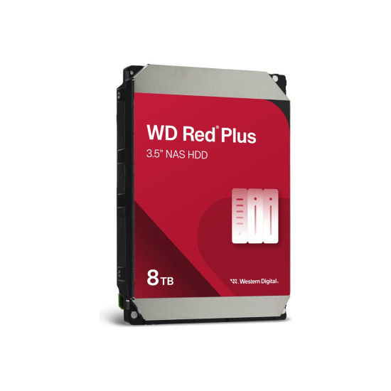 Вътрешен твърд диск WESTERN DIGITAL Red Plus 8TB SATA 6Gb/s HDD Desktop