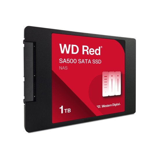 Вътрешен SSD диск WESTERN DIGITAL Red SSD SA500 NAS 1TB 2.5 inch SATA III 6 Gb/s internal single-packed