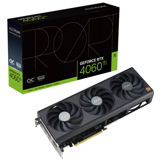 Видеокарта ASUS PROART RTX4060 TI OC 16GB GDDR6