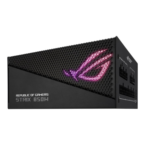 Захранване ASUS ROG Strix 850W Gold Aura Edition Fully Modular Power Supply 80+ Gold Certified ATX 3.0 Compatible PCIe Gen 5.0
