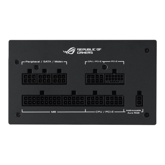 Захранване ASUS ROG Strix 850W Gold Aura Edition Fully Modular Power Supply 80+ Gold Certified ATX 3.0 Compatible PCIe Gen 5.0