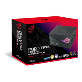 Захранване ASUS ROG Strix 850W Gold Aura Edition Fully Modular Power Supply 80+ Gold Certified ATX 3.0 Compatible PCIe Gen 5.0