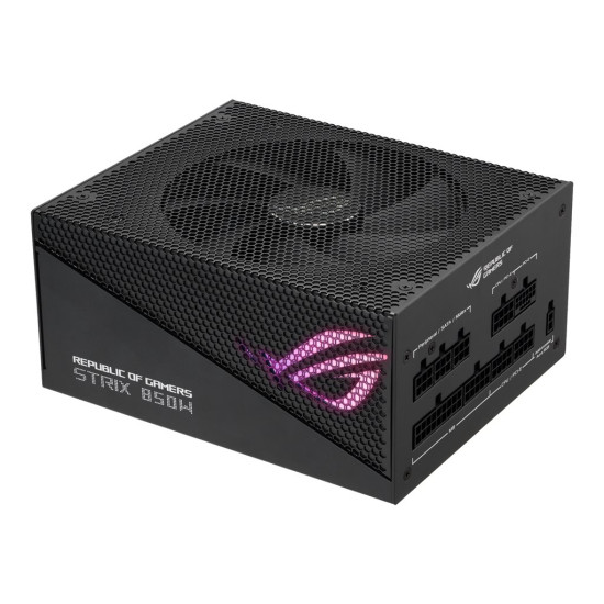 Захранване ASUS ROG Strix 850W Gold Aura Edition Fully Modular Power Supply 80+ Gold Certified ATX 3.0 Compatible PCIe Gen 5.0