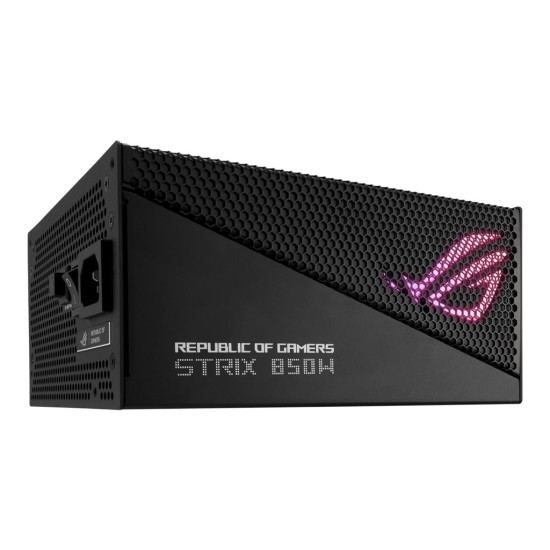 Захранване ASUS ROG Strix 850W Gold Aura Edition Fully Modular Power Supply 80+ Gold Certified ATX 3.0 Compatible PCIe Gen 5.0