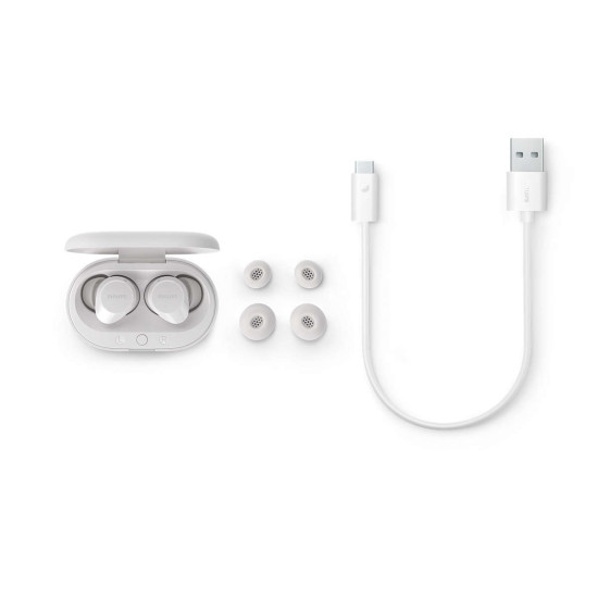 Безжични слушалки Philips TAT1209WT, Бели