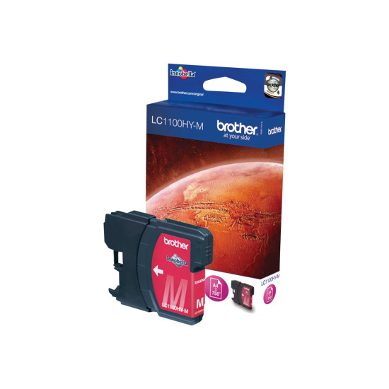 Мастило BROTHER LC-1100 ink cartridge magenta high capacity 16ml 750 pages 1-pack