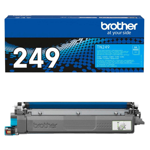 Тонер касета BROTHER TN-249C Cyan Toner Cartridge Prints 4.000 pages 