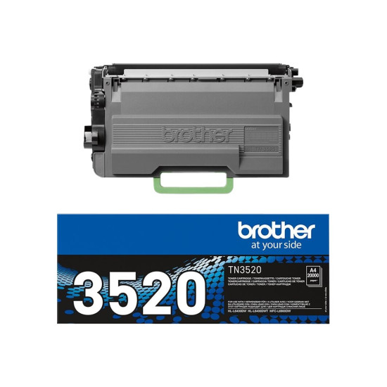Тонер касета BROTHER TN3520 Toner black ptr HLL6400DW/MFCL6900DW - 20.000 pagini