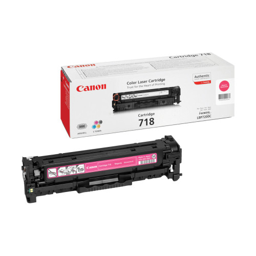 Тонер касета CANON 718 toner cartridge magenta standard capacity 2.900 pages 1-pack