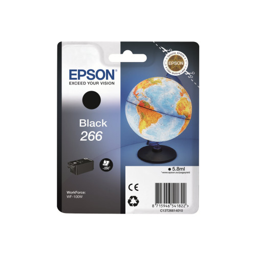 Мастило EPSON4LB 266 ink cartridge black standard capacity 250 pages 1-pack
