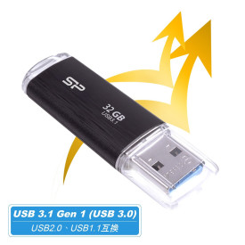Флаш памет SILICON POWER Blaze B02 32GB USB 3.1 Black