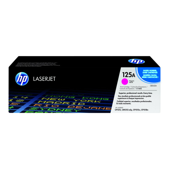 Тонер касета HP 125A original Colour LaserJet Toner cartridge CB543A magenta standard capacity 1.400 pages 1-pack