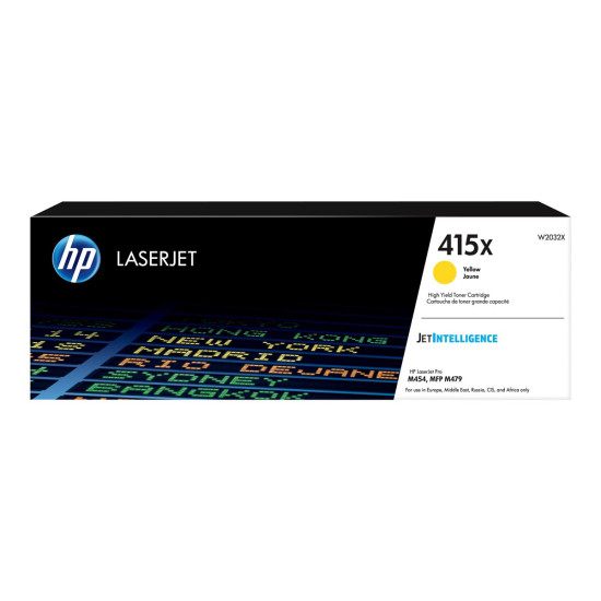 Тонер касета HP 415X Yellow LaserJet Toner Cartridge