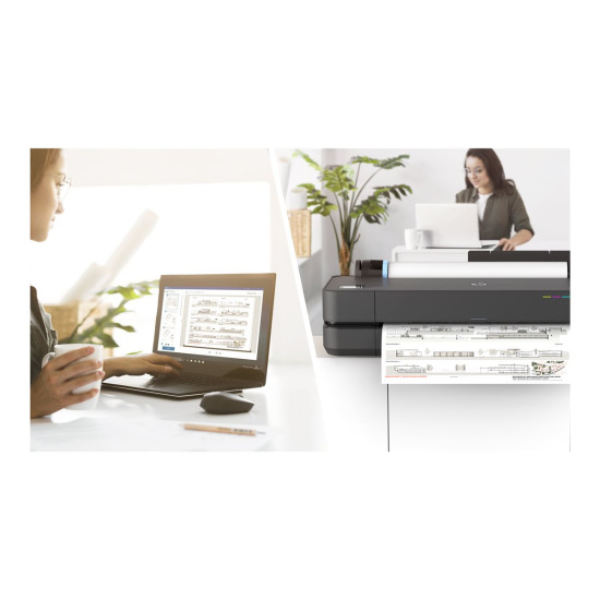 Плотер HP DesignJet T230 24 inch Colour Ink-Jet A1 2400x1200dpi USB LAN Wi-Fi