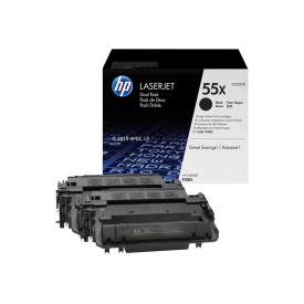 Тонер касета HP original LaserJet CE255XD original Toner cartridge black high capacity 2-pack