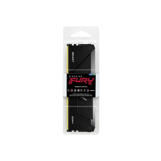 RAM памет KINGSTON 32GB 3200MT/s DDR4 CL16 DIMM FURY Beast RGB