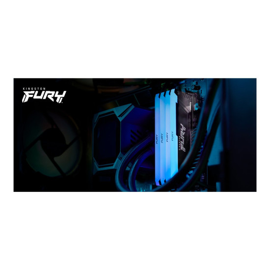 RAM памет KINGSTON 32GB 3200MT/s DDR4 CL16 DIMM FURY Beast RGB