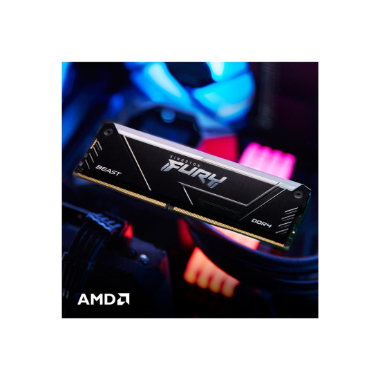 RAM памет KINGSTON 32GB 3200MT/s DDR4 CL16 DIMM FURY Beast RGB