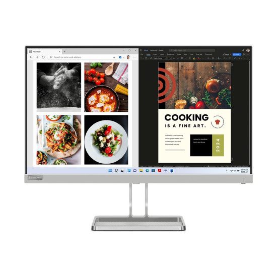 Монитор LENOVO L24i-40 23.8 inch IPS FHD 100Hz 250cd/m2 4ms DSUB HDMI Speakers