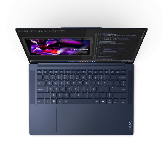Лаптоп LENOVO YOGA Slim 7 Qualcomm Snapdragon X Elite X1E-78-100 14.5inch 3K OLED 500N 90Hz Touch 32GB DDR5x 1TB SSD W11H
