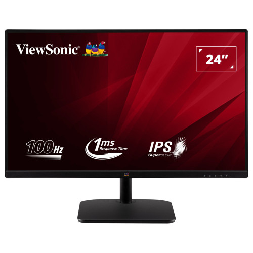 Монитор VIEWSONIC VA2432-h IPS Monitor 23.8 inch 1920x1080 SuperClear IPS LED monitor with 4ms 250nits VGA and HDMI port