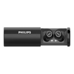 Слушалки Philips Action Fit True Wireless in-ear headphones, IPX5 waterproof, Portable charging case, UV cleaning. Place earpieces in chargin
