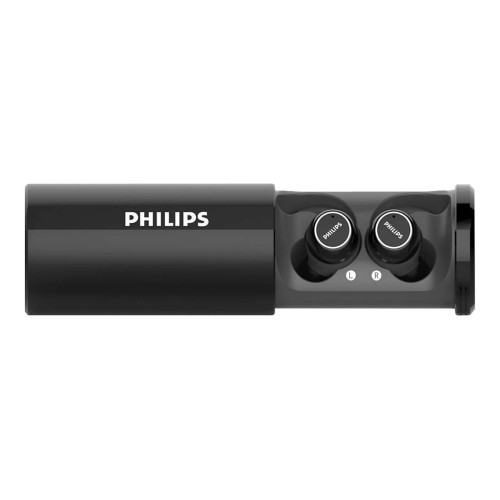 Слушалки Philips Action Fit True Wireless in-ear headphones, IPX5 waterproof, Portable charging case, UV cleaning. Place earpieces in chargin