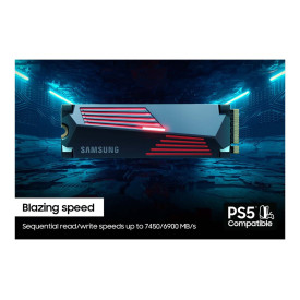 Вътрешен SSD диск SAMSUNG 990 PRO SSD 4TB M.2 NVMe PCIe 4.0 Heatsink