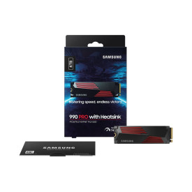 Вътрешен SSD диск SAMSUNG 990 PRO SSD 4TB M.2 NVMe PCIe 4.0 Heatsink