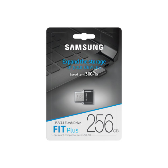 Флаш памет SAMSUNG FIT Plus 256GB USB 3.1 Gray