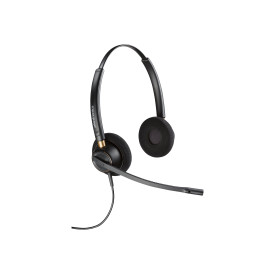 Слушалки HP Poly EncorePro 520 EncorePro 500 series headset on-ear wired active noise cancelling Quick Disconnect black UC certified