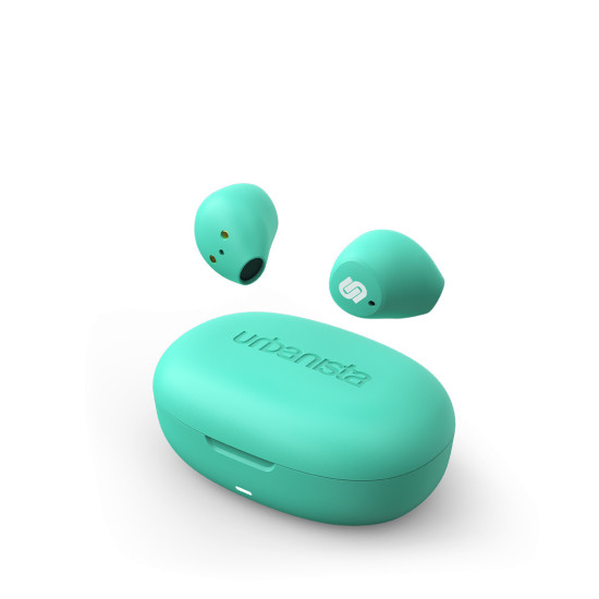 Слушалки URBANISTA LISBON Bluetooth earphones 27 hours total playtime Touch controls green