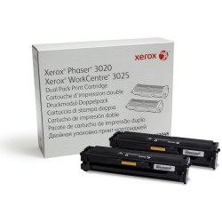 Тонер касета XEROX 106R03048 Phaser 3020/WorkCentre 3025 dwupak print cartridge 2x1500 REFURBISHED (P)