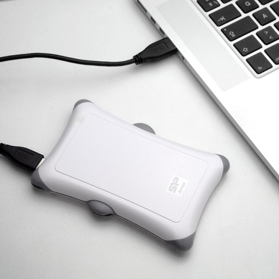 Външен твърд диск SILICON POWER Armor A30 1TB White